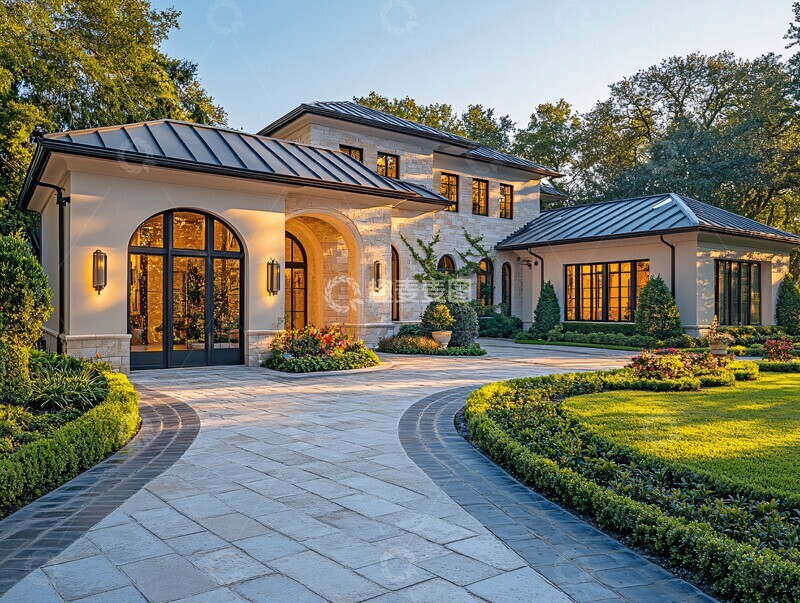 高清大图下载【趣麦麦图】地中海风格住宅