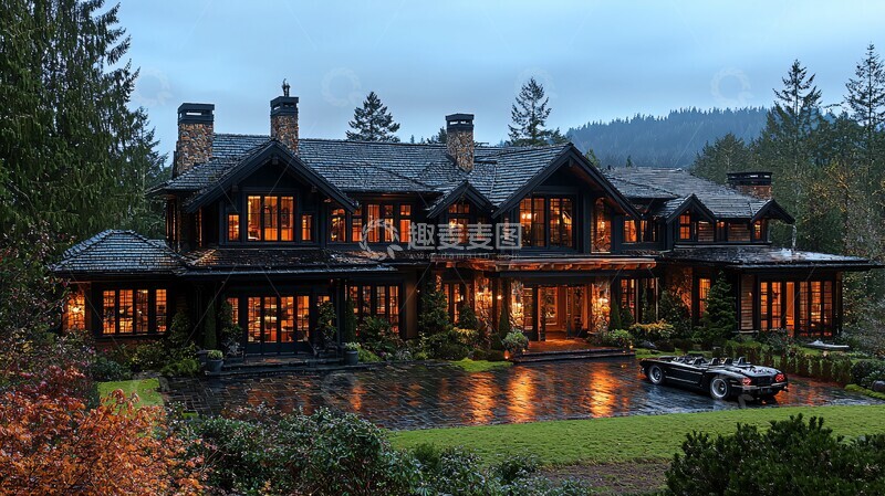 高清大图下载【趣麦麦图】山庄与德国牧羊犬1