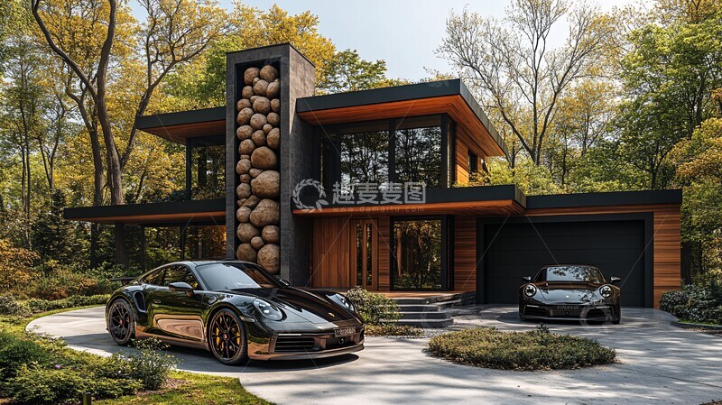 高清大图下载【趣麦麦图】别墅前景观设计