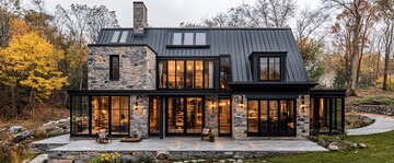 黑金属石墙住宅2