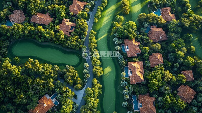 高清大图下载【趣麦麦图】高尔夫社区豪宅1
