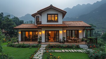 白墙红瓦乡村屋2