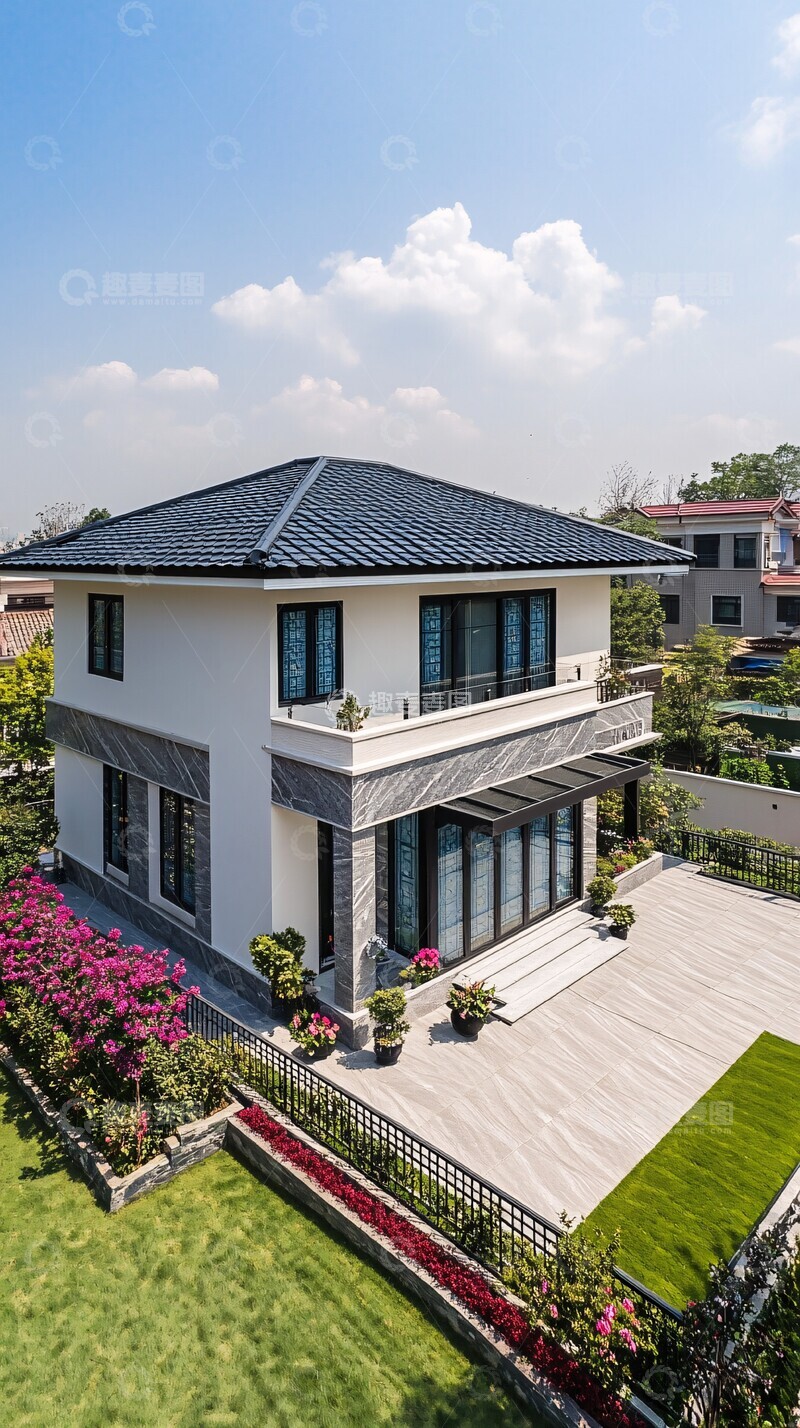 高清大图下载【趣麦麦图】双层别墅外观图