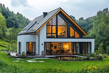 大窗户花园房屋