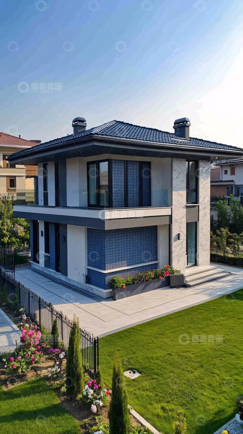 高清大图下载【趣麦麦图】双层别墅外观图2