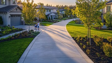 灰色混凝土车道2