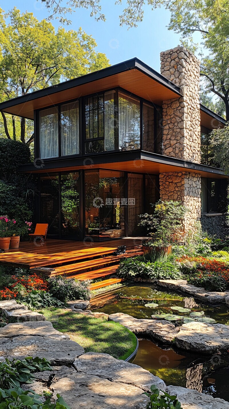 高清大图下载【趣麦麦图】世纪现代风格花园