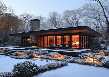 雪山花间现代宅1