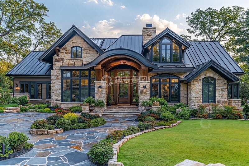 高清大图下载【趣麦麦图】金属屋顶的家居2