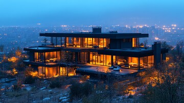 山顶夜景山顶夜景城市2