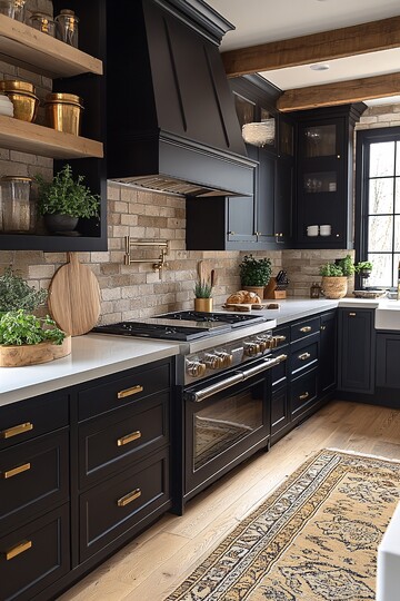 白石台面橡木地板