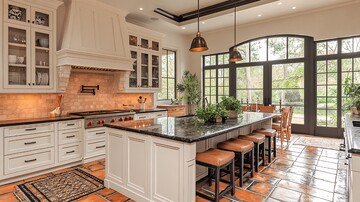 黑斑石台面厨房1