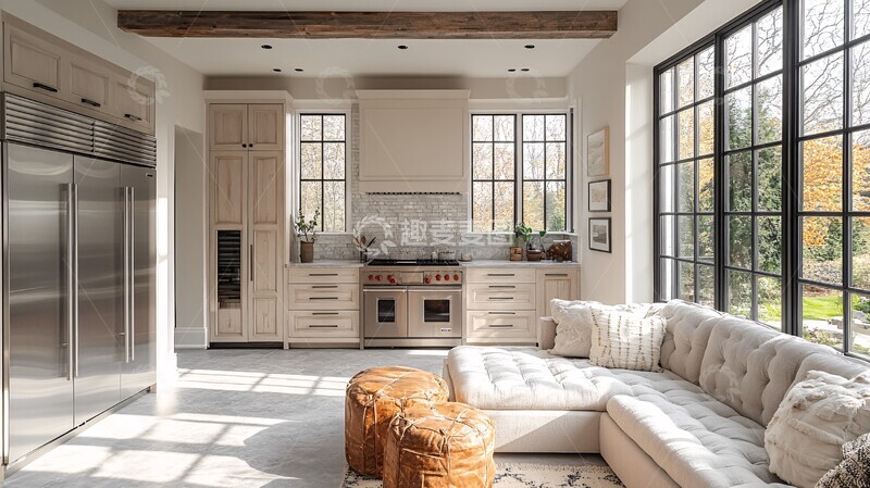 高清大图下载【趣麦麦图】现代传统厨房