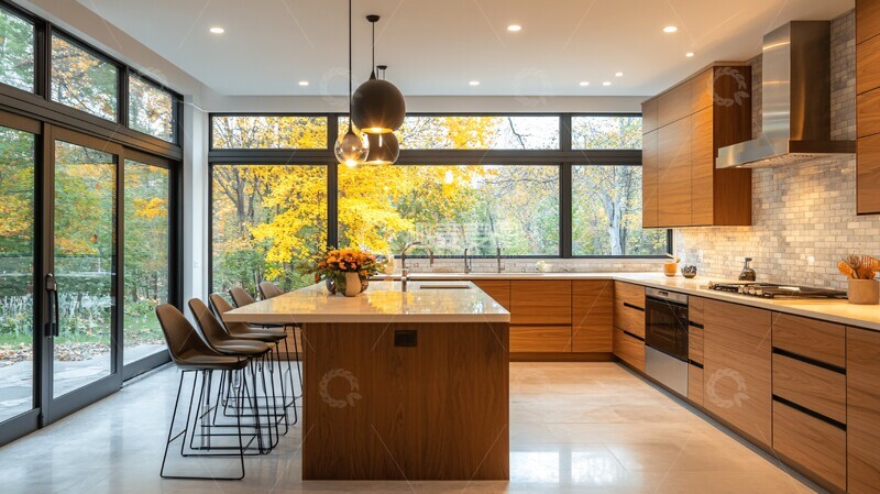 高清大图下载【趣麦麦图】中性色调厨房2