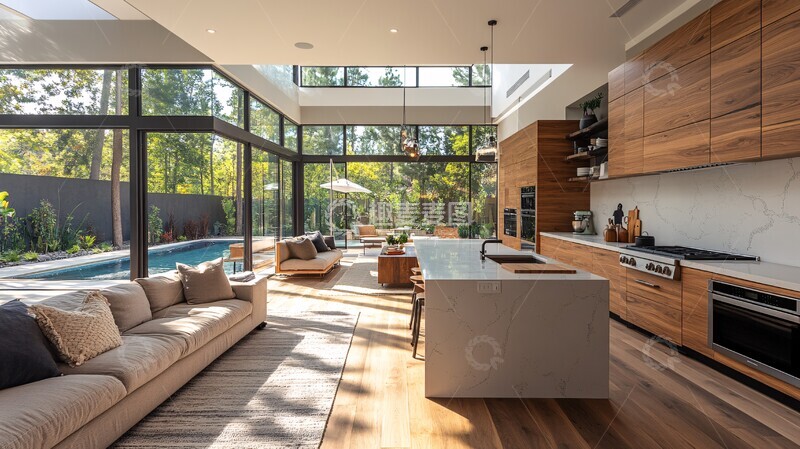 高清大图下载【趣麦麦图】现代厨房设计14