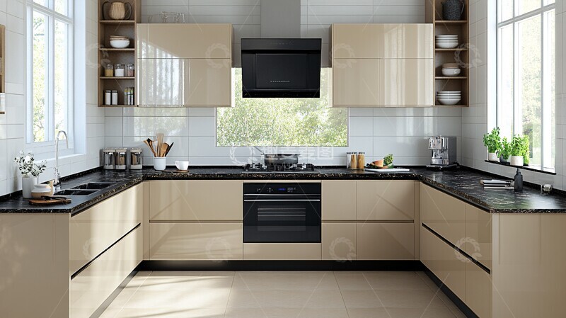 高清大图下载【趣麦麦图】简约厨房设计1