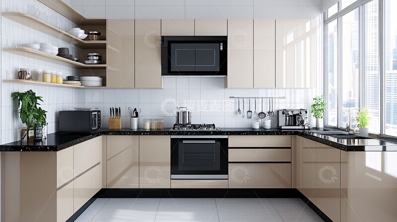 高清大图下载【趣麦麦图】简约厨房设计