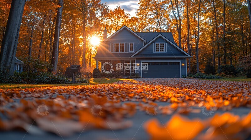 高清大图下载【趣麦麦图】住宅秋日升级1