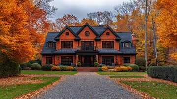 秋树环绕的家园1