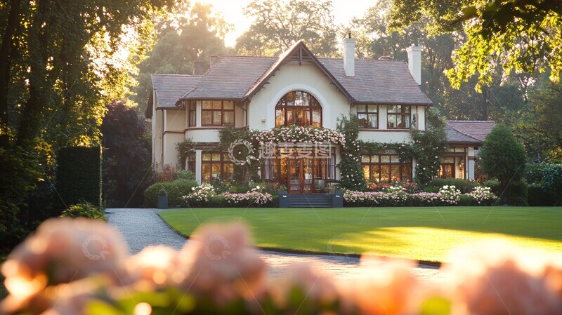 高清大图下载【趣麦麦图】传统大屋外景1