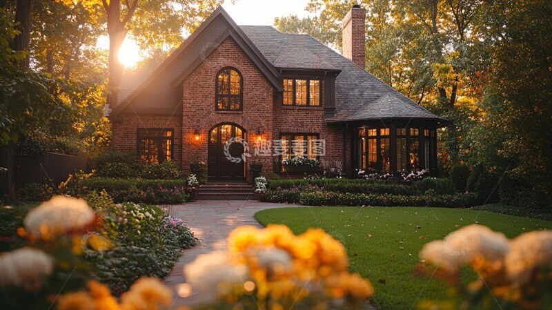 高清大图下载【趣麦麦图】传统大屋外景2
