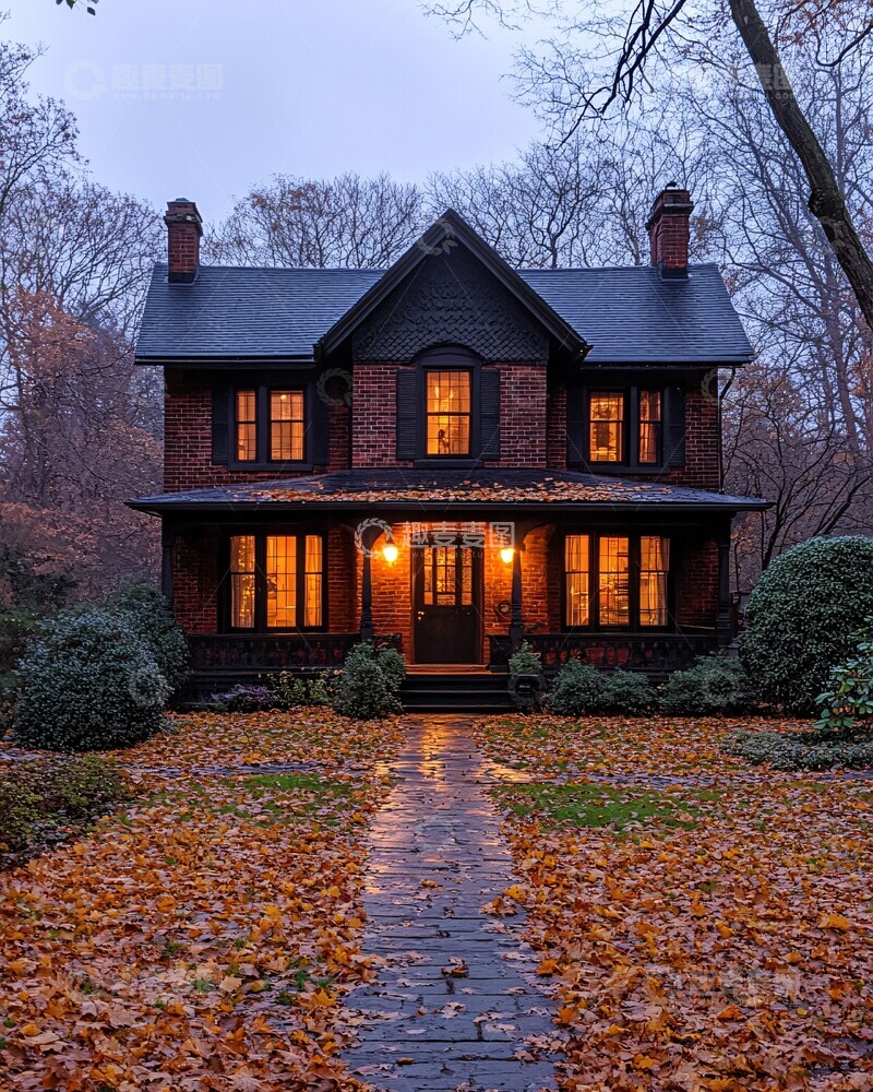 高清大图下载【趣麦麦图】前门灯光秋夜2