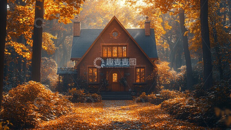 高清大图下载【趣麦麦图】夏日林间家居3