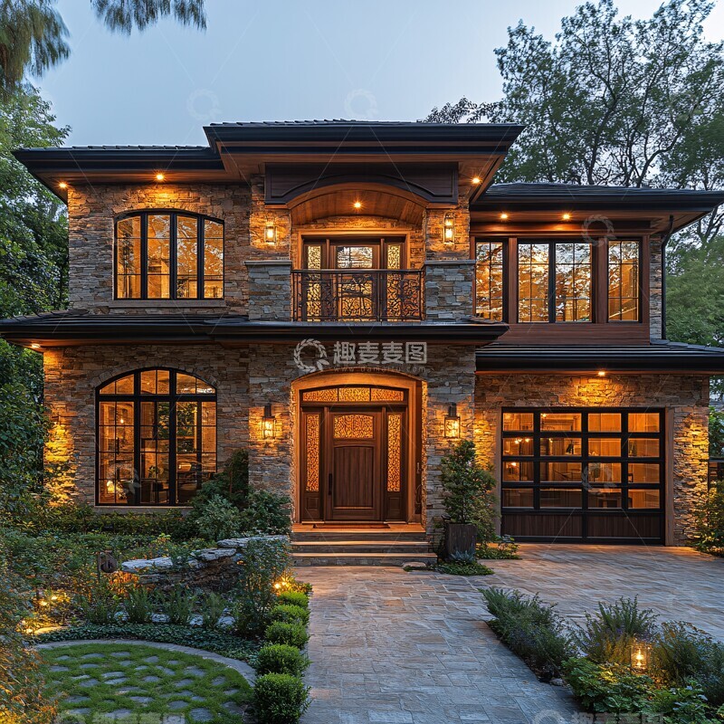 高清大图下载【趣麦麦图】两层楼房温馨氛围1