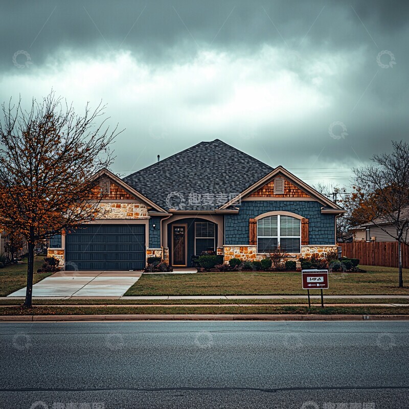 高清大图下载【趣麦麦图】出售房屋标志云天