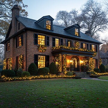 圣诞节装饰房屋