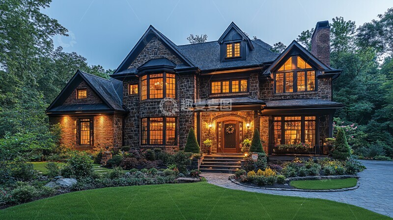 高清大图下载【趣麦麦图】殖民风格外景3