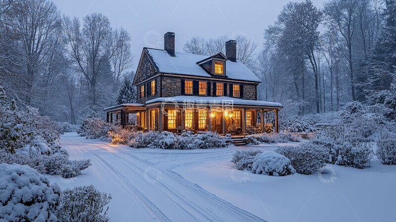 高清大图下载【趣麦麦图】殖民风格外景1