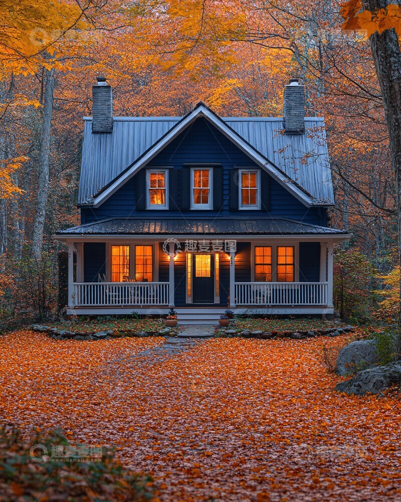 高清大图下载【趣麦麦图】前门灯光秋夜1