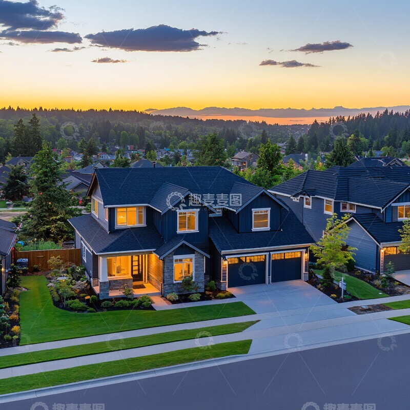 高清大图下载【趣麦麦图】-大房子周围环境2