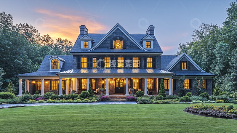 高清大图下载【趣麦麦图】别墅外景别墅外景中心3