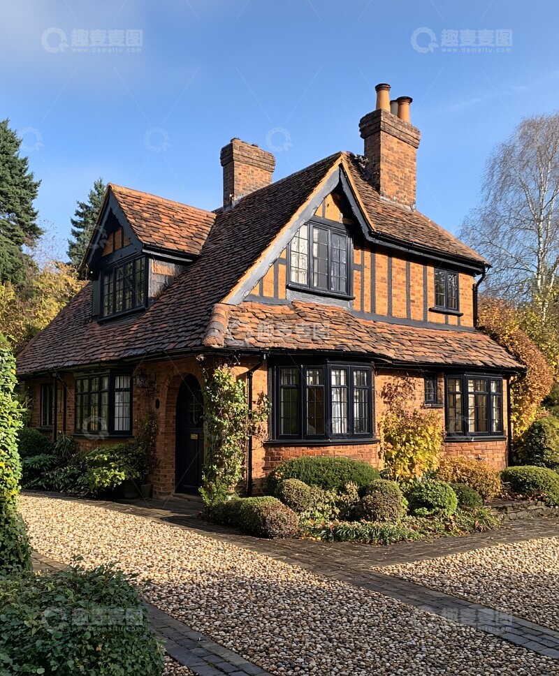 高清大图下载【趣麦麦图】-乡村房屋景象