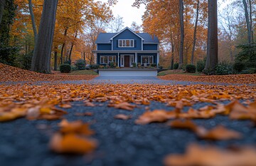 秋叶飘落时秋叶飘落背景
