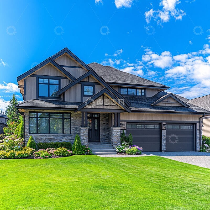 高清大图下载【趣麦麦图】郊外房屋出售