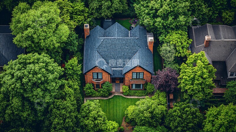 高清大图下载【趣麦麦图】小屋与豪宅对比照