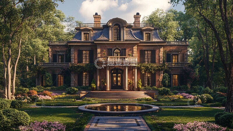 高清大图下载【趣麦麦图】花园洋房花园洋房联排2