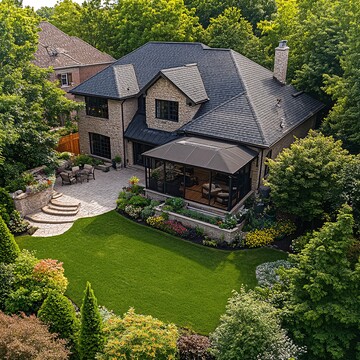 欧洲房屋前后院1