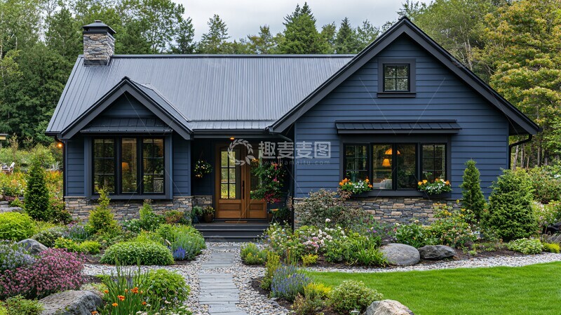 高清大图下载【趣麦麦图】铝制外墙均匀线条3