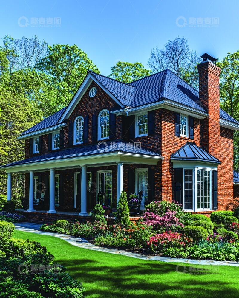 高清大图下载【趣麦麦图】新窗白屋家居现代建筑