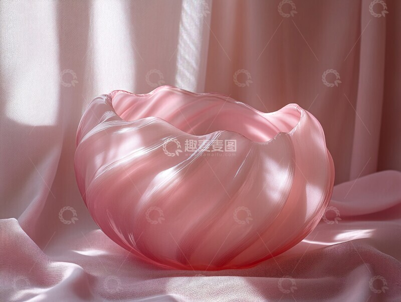 高清大图下载【趣麦麦图】浅粉背景产品照