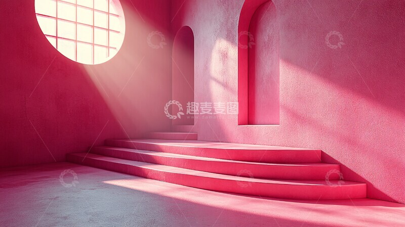 高清大图下载【趣麦麦图】几何形状展示台