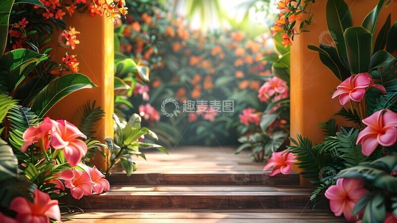 高清大图下载【趣麦麦图】-热带花卉产品展示1