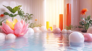 趣味抽象泳池设计2