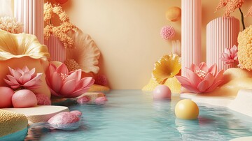 趣味抽象泳池设计3