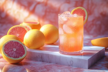 夏日饮品光影台3