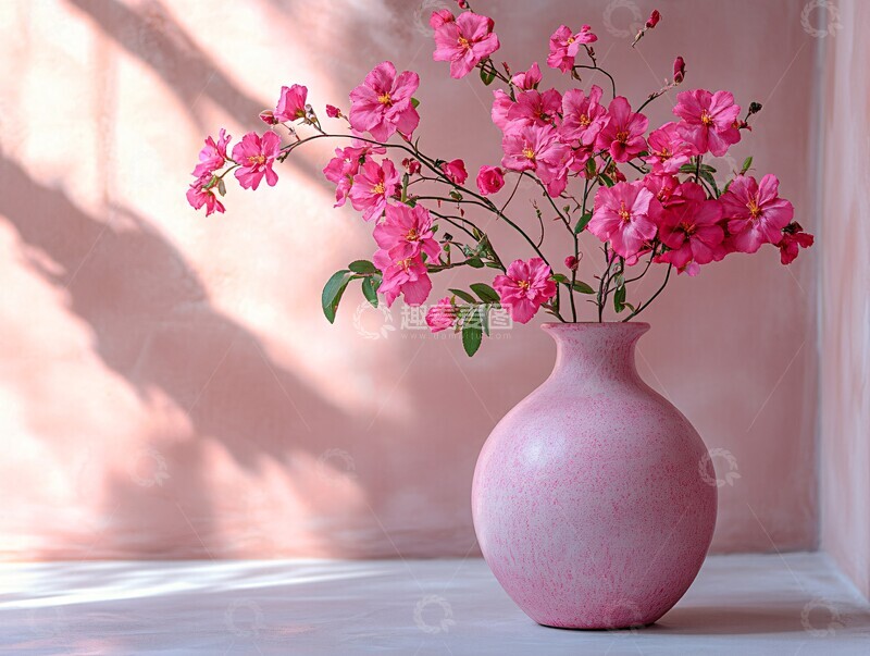 高清大图下载【趣麦麦图】浅粉背景产品照2